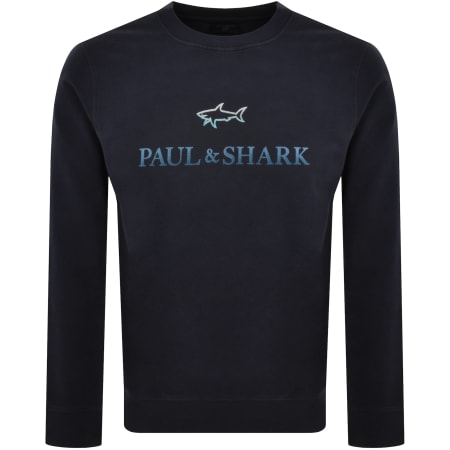 Paul and shark navy sweatshirt clearance
